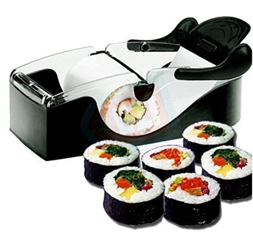 Fashion Easy To Use Perfect DIY Roller Machine Roll Sushi Maker Easy  Kitchen Magic Gadget Cooking Tools Curtain Bento Acessorios De Cozinha Rolls