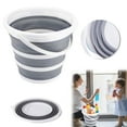 HAXIHA Bucket 10L 2.6 Gallon Cleaning Bucket Mop Bucket Folding