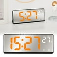HAXIHA Electronic Clock Large Screen Temperature Display Desk Table