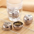 thumbnail image 1 of HAXMNOU 1.57x1.57 Inch Fine Mesh Ball holder with Chain Hook Tea Infuser Stainless Steel Mesh Tea Infuser Stainless Steel Mesh Tea Ball Strainer Filter Diffuser for Loose Leaf Brewing, 1 of 8