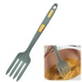 thumbnail image 1 of HAXMNOU 11.61-Inch Silicone Cooking Fork and Heat-Resistant Serving Utensil, Easy to Clean and Non-Stick Kitchen Tool for Mixing, Stirring and Serving Food, Dishwasher Safe Cooking Essential, G, 1 of 7