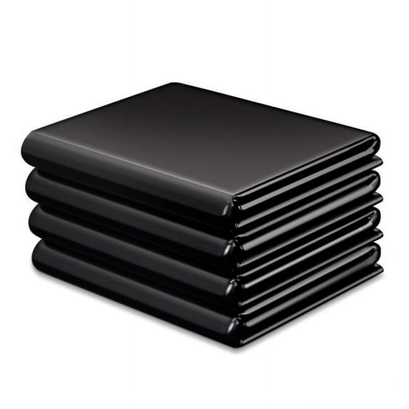 HAXMNOU 50-60 Gallon Trash Bags Heavy Duty 100 Count Trash Bags Sturdy and Tear-Resistant Garbage Bags Extra Large Strong Waste Liners for Outdoor or Commercial Use