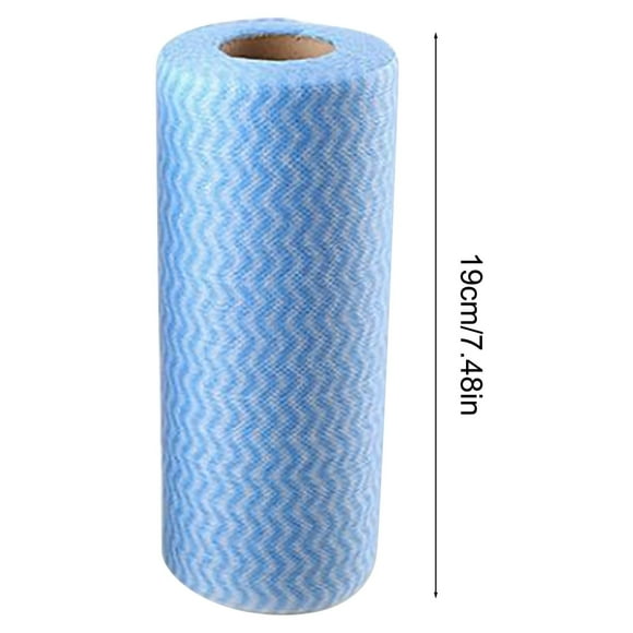 HAXMNOU Blue, Disposable Dish Cloths Disposable Cleaning Towels Reusable Non-Woven Cleaning Cloths for Kitchen Dishwashing Countertop Wiping Oil Absorption Fast-Drying Cleaning Rags