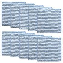 HAXMNOU Cleaning Wipes 10PCS Towels Dishcloths Fast Dish Microfiber Cleaning Drying Cloths Absorbent Super Dish Microfiber Cloth Kitchen Towels Dish Soft Rags Cleaning Supplies (Blue)