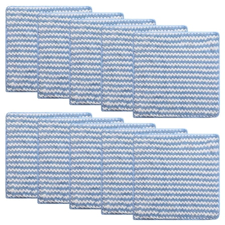 HAXMNOU Cleaning Wipes 10PCS Towels Dishcloths Fast Dish Microfiber Cleaning Drying Cloths Absorbent Super Dish Microfiber Cloth Kitchen Towels Dish Soft Rags Cleaning Supplies (Blue)