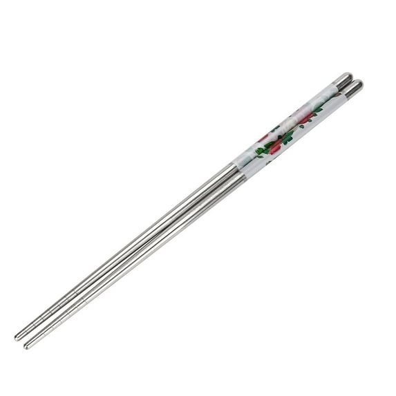 HAXMNOU Durable Stainless Steel Chopsticks Set with Japanese Style Design, Easy-to-Clean Metal Utensils for Everyday Meals, Reusable for Home and Dining Out, C