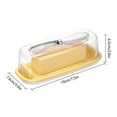 thumbnail image 1 of HAXMNOU Food Storage under $10 Sealed Butter Dish With Lid and to Keep Butter Fresh Easy to Scoop Butter Storage Counter Butter Rack Refrigerator Butter Container With Lid Butter Dish, 1 of 9