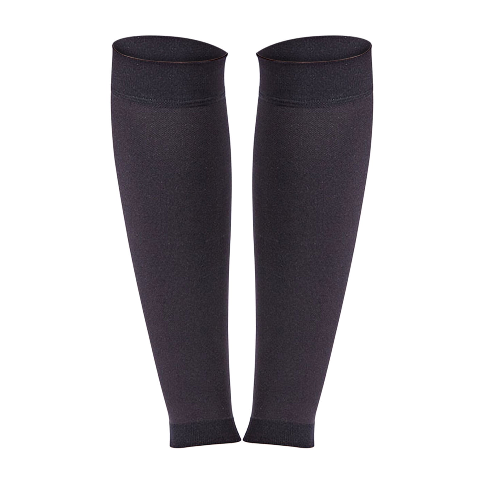 HAXMNOU Knee High Socks Calf Compression Sleeve for Men Women 1 Pair Footless Compression Socks