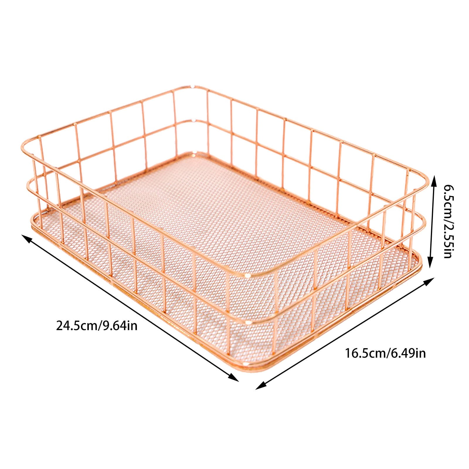 HAXMNOU Member Pricing! Stationery Supplies Rose Gold Storage Box