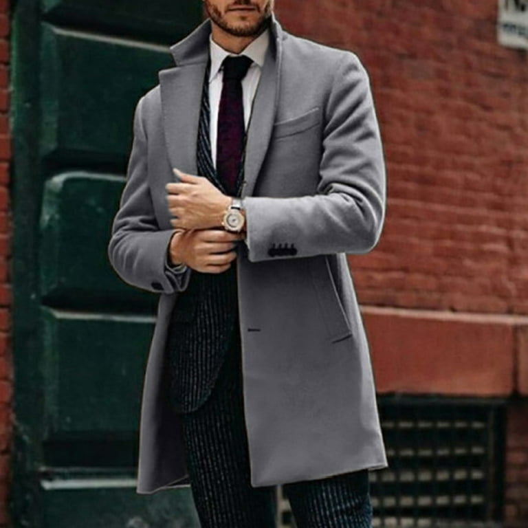 ジャケット・アウター DOUBLE WOOL LONG COAT - GREY Wool coat grey dark grey | Max Mara
