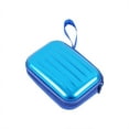thumbnail image 1 of HAXMNOU Mini Zipper Storage Pouch for Coins and Small Accessories, Compact and Practical Travel Wallet, Perfect for Organizing Loose Change, Credit Cards, and Keys, Blue Deals, 1 of 2