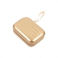 thumbnail image 1 of HAXMNOU Mini Zipper Storage Pouch for Coins and Small Accessories, Compact and Practical Travel Wallet, Perfect for Organizing Loose Change, Credit Cards, and Keys, Gold, 1 of 1