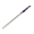 thumbnail image 1 of HAXMNOU Reusable Stainless Steel Chopsticks Set with Japanese Style Design, Durable and Easy-to-Clean Metal Utensils for Everyday Meals, for Home and Dining Out, E, 1 of 3