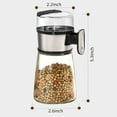 thumbnail image 1 of HAXMNOU Salt and Pepper Grinder Glass Sea Salt and Pepper Grinder Adjustable Coarseness Spice Mill Set for Kitchen Cooking Dining Table or Restaurant Use, 1 of 6