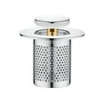 thumbnail image 1 of HAXMNOU Over The Sink Dish Drainer Drying Rack Stainless Steel Floor Drain Filter New Bathtub Sink Strainer Up Sink Filter Rustproof Sink Strainer Bathroom Sink Strainer for Kitchen Bathtub (A), 1 of 9