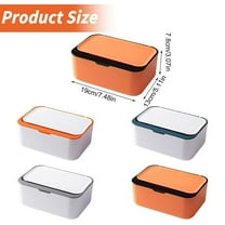 HAXMNOU Wipes Dispenser Wet Wipe Container Baby Wipes Dispenser Refillable Tissue Holder with Lid and Moisture Lock for Nursery Bathroom Kitchen and Car UseGray