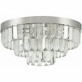 thumbnail image 1 of HAY-1403-PN-Crystorama Lighting-Hayes - 8 Light Flush Mount-8 Inches Tall and 18 Inches Wide-Polished Nickel Finish, 1 of 2
