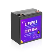 HAYAEnergy 12V 30Ah LiFePO4 Lithium Battery with Smart 30A BMS for Solar, Trolling Motor