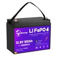 thumbnail image 1 of HAYAEnergy Group 24 12V 100Ah Battery LiFePO4 Lithium Battery Pack for RV Marine Solar 100A BMS, 1 of 8
