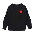 thumbnail image 1 of HAYIMI Baby Kids Girls Long Sleeve Button Sweater Girl Crew Neck Knitwear Tops, 1 of 3