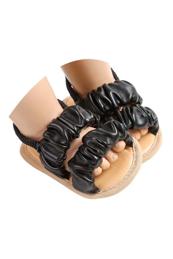 Baby Sandals Soft Sole Summer Solid Color Cloud Design Casual Walking Shoes For Boys Girls Breathable Lightweight Comfortable First Walker Shoes Stylish Child Footwear