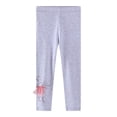 thumbnail image 1 of HAYIMI Child Girls Pants Soft Stretchy Comfortable Casual Long Pants With Cute Cartoon Dance Print For Toddler Kids Holiday Daily Trousers Slacks, 1 of 7