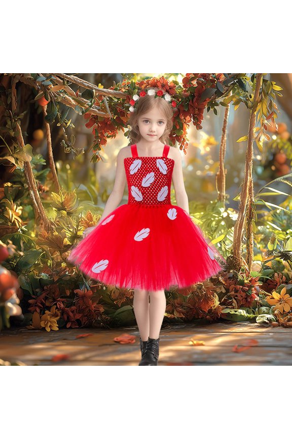 Child Girls Tutu Dress Party For Kids Tropical Luau Theme Celebration Adorable Special Occasion Back To School Swing Flowy Sundress