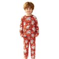 thumbnail image 1 of HAYIMI Child Halloween Print Boy's Pajama With O-Neck Long Sleeve Tops And Pants Sleepwear For Boys Comfortable Nightwear Leisure Homewear, 1 of 8
