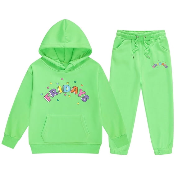 HAYIMI Child Outfit Sets Toddler Boys Girls 2 Pieces Sweatsuits Ocean Graphic Pullover Hoodie Tops And Sweatpants Fashion Tracksuit Set Cartoon Clothes Sets for Child Birthday Party Wear
