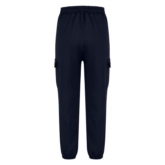 HAYIMI Children Boys Cargo Jogger Pants Fashion Casual Tapered Ankle Pants For Teen Big Kids Youth Solid Color Loose Fit Comfortable Outdoor School Wear Adorable Trousers