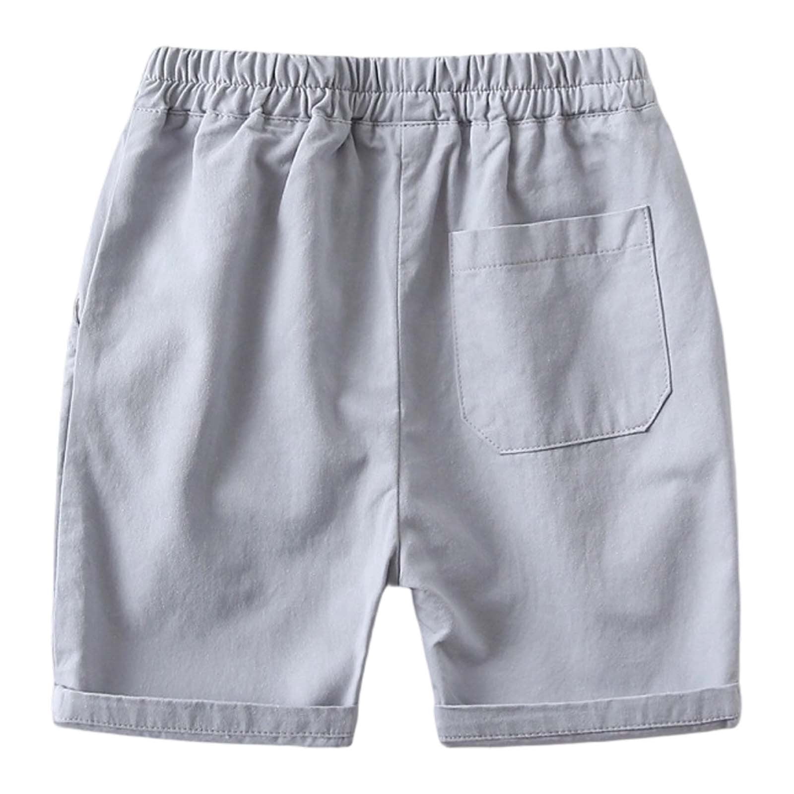 HAYIMI Children Boys Casual Bear Embroidery Shorts Summer Beach Play ...