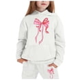 thumbnail image 1 of HAYIMI Children Long Sleeve Outfit Sets Sweatshirt Tops Hoodie Trousers Pants Sets Casual Hooded Printed Trouser Suit With Bowknot Cartoon Clothes Sets for Child Birthday Party Wear, 1 of 3