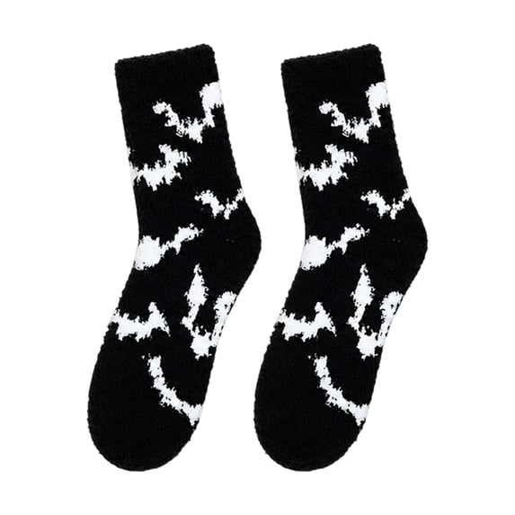 HAYIMI Cozy Socks For Autumn Winter Soft Footwear Socks Home Comfort And Sleep Cute Halloween Themed Casual Wear