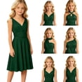 thumbnail image 1 of HAYIMI Elegant Girl's Formal Dress Summer With Versatile Wear Party Gown For Young Girls Children Dress For Events Sleeveless Soft Dresses, 1 of 3