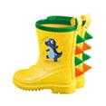 thumbnail image 1 of HAYIMI Kids Cartoon Rainboots Outdoor Waterproof Round Toe Child Dinosaur Rain Boots Lightweight Boys Rain Boots For Girls Mid Calf For Export Water Shoes Stylish Footwear, 1 of 9