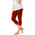 thumbnail image 1 of HAYIMI Kids Girls Yoga Pants With Rhinestone Comfortable Stretchy Capris Everyday Casual School Outdoor Activities Spring Summer Fall Breathable Solid Color Daily Trousers Slacks, 1 of 6
