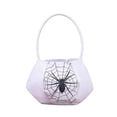 thumbnail image 1 of HAYIMI Kids Halloween Candy Bag Lightweight Spider Web Pattern With Top Handle Reusable Bucket Children Party Storage Handbag, 1 of 4