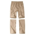 thumbnail image 1 of HAYIMI Kids Pants Boys Outdoor Convertible Pants With Detachable Legs For Hiking Camping And All Weather Adventures Adorable Solid Color Daily Casual Trousers Slacks, 1 of 3