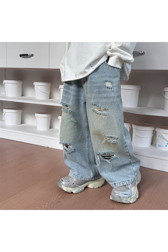 Kids Pants Cargo Pants Trousers Fashion Boys Pants Spring Elastic Casual Summer Boys Pants Toddler Baby Boys Sweatpants Solid Color Elastic Waist Trousers Active Jogger Pants Cozy Daily Slacks