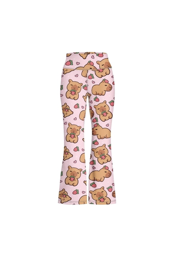 Kids Pants Children High Waisted Yoga Pants Casual Long Tight Sports Pants Adorable Solid Color Daily Trousers Spring Sweatpants Joggers Slacks