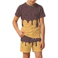 thumbnail image 1 of HAYIMI Little Boys Ice Cream Graphic Outfit Sets, O-Neck Short Sleeve Tee and Shorts, Summer Kids Clothing Classic Clothes Sets, 1 of 5