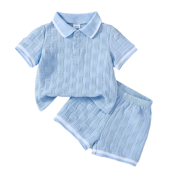 HAYIMI Stylish Boys Outfit Sets Summer Outfit Comfortable Short Sleeve Shirt And Shorts For Toddler Casual Wear And Daily Activities Cartoon Clothes Sets for Child Birthday Party Wear