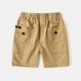 thumbnail image 1 of HAYIMI Toddler Boys Summer Cargo Casual Comfortable Kids Shorts For Outdoor Play Beach School Party Spring Summer Basic Solid Color Soft Daily Shorts Bottoms, 1 of 6