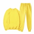 thumbnail image 1 of HAYIMI Toddler Fall Outfit Sets For Girl Boy Long Sleeve O-Neck Sweatshirt Tops And Long Sweatpants 2PCS Relaxed Fit Clothes Sets, 1 of 4