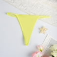 thumbnail image 1 of HAYIMI Women Breathable Seamless G-String Panties Comfort Underwear For Everyday Wear Cozy Solid Color Underpants, 1 of 3