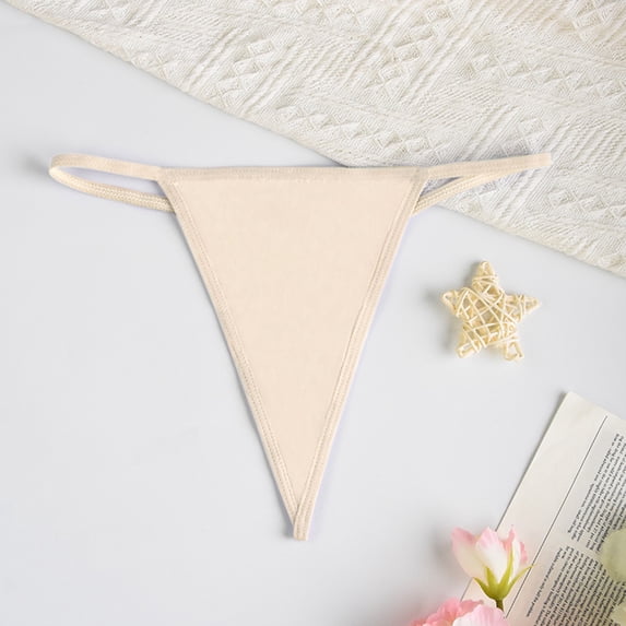 HAYIMI Women Breathable Seamless G-String Panties Comfort Underwear For Everyday Wear Stylish Solid Color Underpants