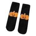 thumbnail image 1 of HAYIMI Women Crew Socks Pumpkin Coral Socks Halloween Themed Fashionable Casual Sleeping Short Socks, 1 of 3