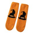 thumbnail image 1 of HAYIMI Women Crew Socks Pumpkin Coral Socks Halloween Themed Fashionable Casual Sleeping Short Socks, 1 of 3