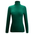 thumbnail image 1 of HAYIMI Women High Neck Knit Pullover Sweater Soft Comfortable Turtleneck Tops Casual Solid Color Winter Warm Fashion For Daily Wear, 1 of 4