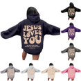 thumbnail image 1 of HAYIMI Women Letter Print Hooded Zip Up Sweatshirt Streetwear Loose Fit Hoodie Long Sleeve Oversized Fashionable Tops Daily Wear, 1 of 6